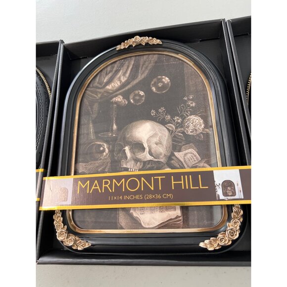 Marmont Hill Halloween Art TikTok Viral 11x14 Set Of 3 Frame Witch Skull Alchemy - Picture 4 of 6